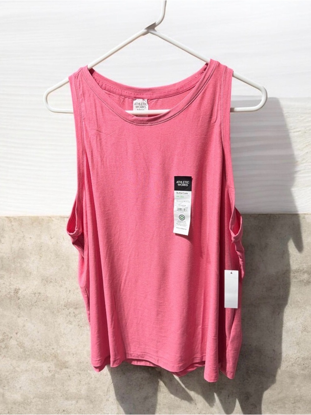 Athletic Works ButterCore Moisture Wicking Tank Top - Coral XXL 20